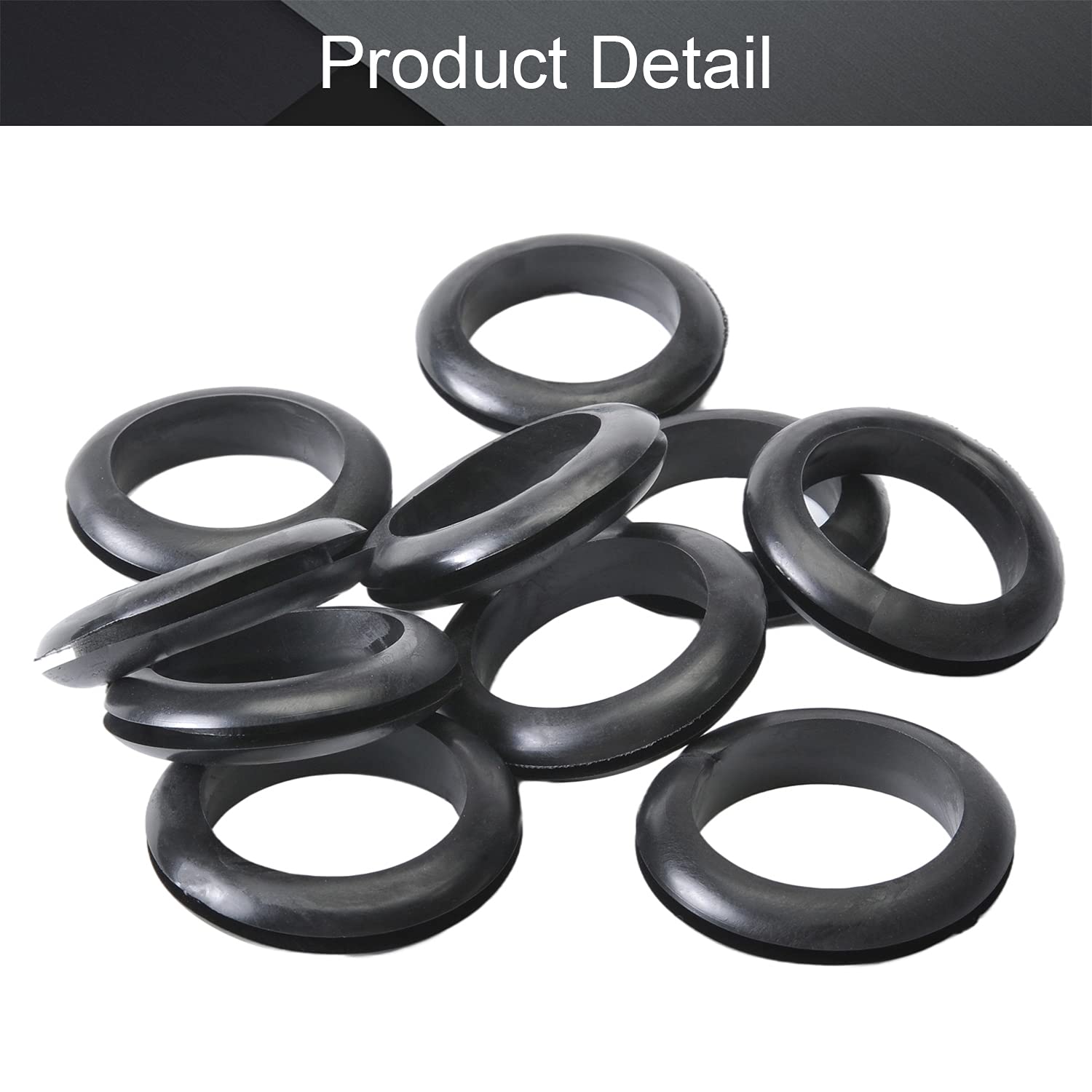 Rubber Grommet 10Pcs 40mm Inner Dia Oil Resistant
