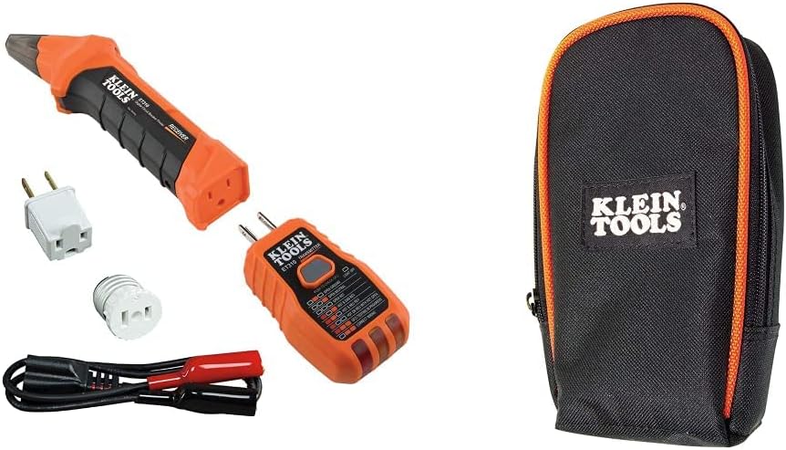 Klein Tools Circuit Breaker Finder Tool Kit with Accessories (2-Piece) and Multimeter Carrying Case