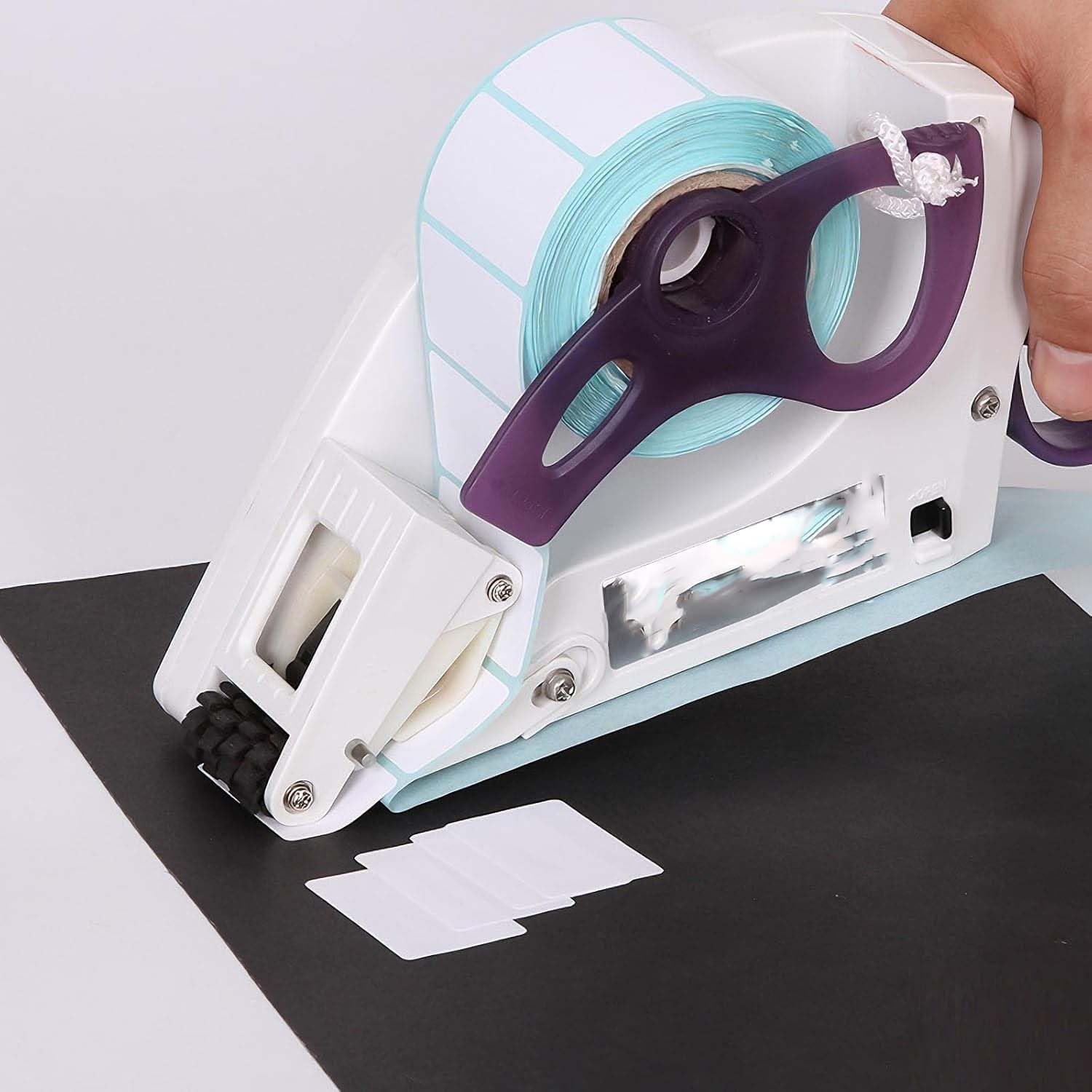 Distributeur d'étiquettes portable avec largeur et hauteur réglables, léger et portable pour la vente au détail, le supermarché et l'entrepôt