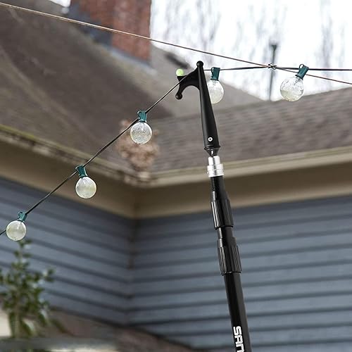 Miniatura 7 de SAN LIKE Boat Hooks for Docking Telescoping Extension Pole Hook with Luminous Bead, Lightweight Floating, Non-Slip Rubber Handle, Durable &