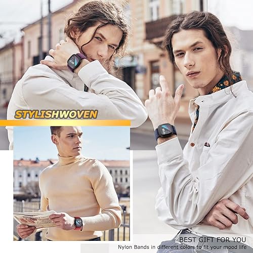 Miniatura 7 de Tiptops Paquete de 10 bandas elásticas compatibles con Fitbit SenseFitbit Versa 3 bandas Fitbit Versa 4 bandas para mujeres y hombresFitbit Sense 2