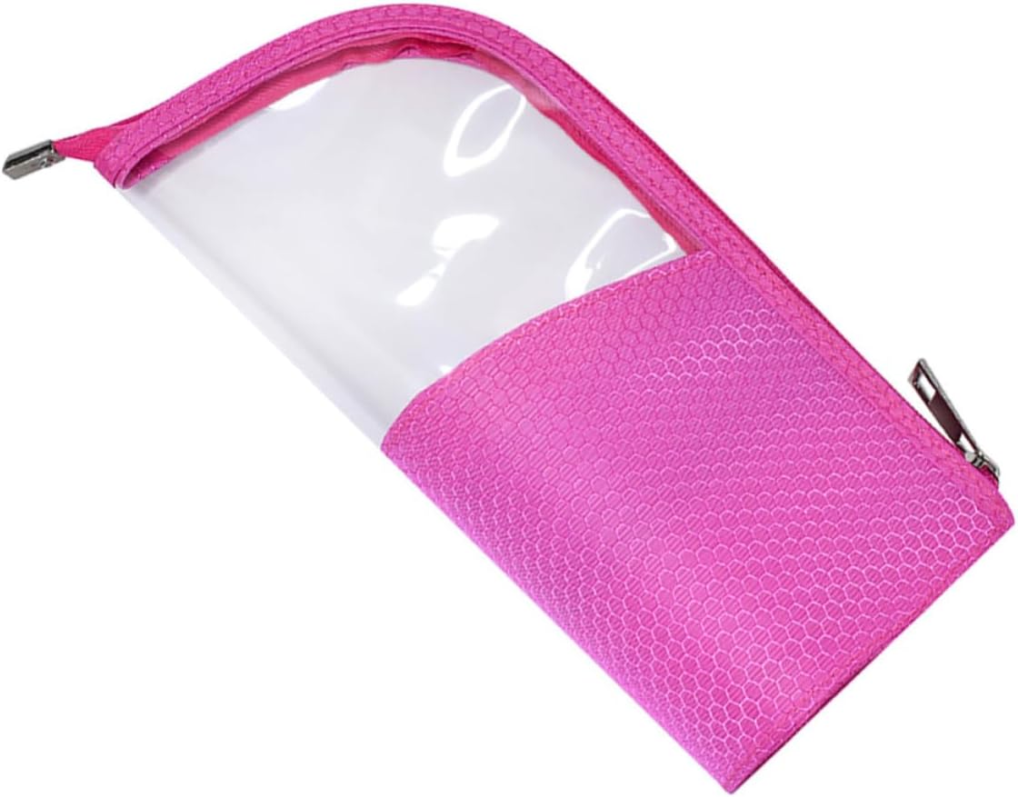 Homoyoyo Translucent Cosmetic Brush Bag Organizer for Travel and Home Use