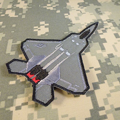 Legeeon Usaf Lockheed Martin F-22 Raptor Stealth Fighter Embroidered Touch Hook And Loop Patch #TOP4
