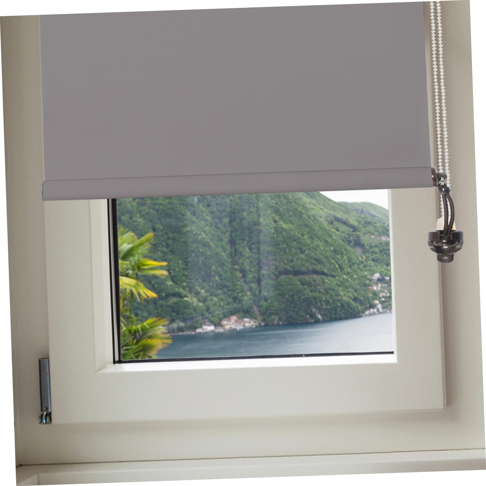 DIYEAH 1Set Bungee Cord Curtain Bracket Set Windproof Rope Buckle Kit for Indoor Shades Outdoor Blinds Durable Practical Curtain Supplies Easy Installation