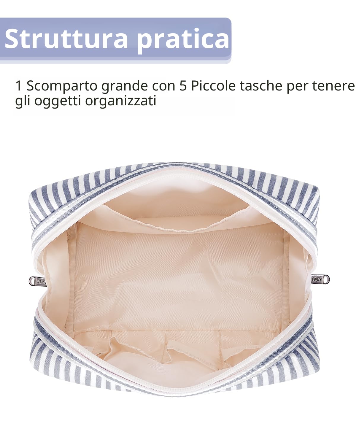Narwey Beauty Case da Viaggio Donna Porta Trucchi Trousse Trucchi Donna Organizer