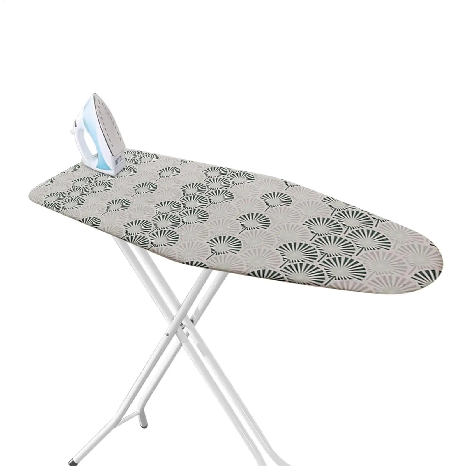 Ironing Board Cover Iron Cover For Ironing Board Elastic Padded Foldable Heat-Conductive Mat Sleeve For Laundry Apartment Dorm(110x34cm)