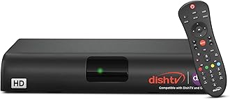 DishTV Smart+ Only HD Set Top Box | DTH Connection | 1 Month Family Kids HD Pack (Malayalam) | 1080p Full HD | Free Installation | HDMI + AV Support | 6 OTT Apps at No Extra Cost | 5 Year Warranty