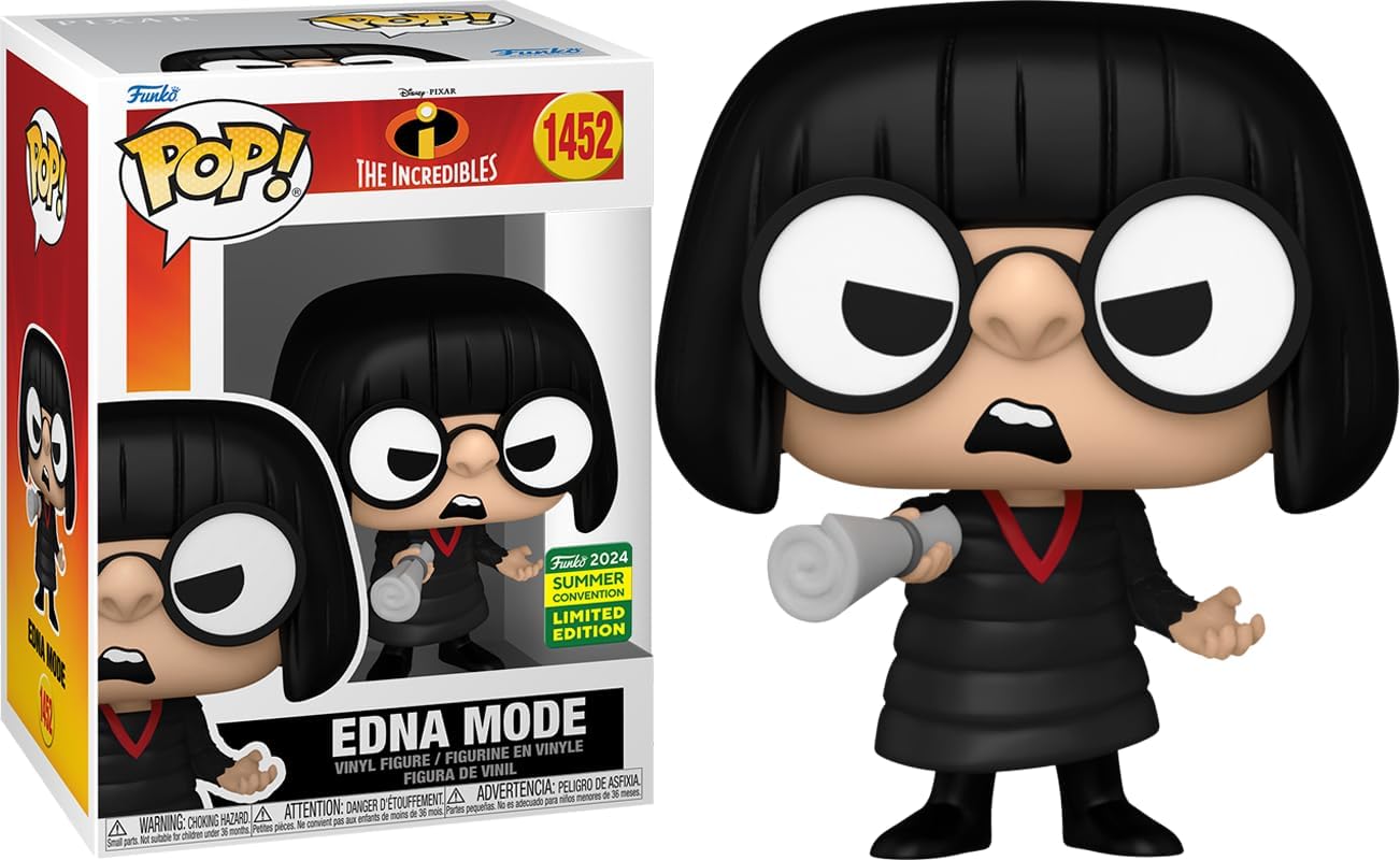 Funko Pop Edna Mode - The Incredibles 1452 Vinyl Figurine Multicolored
