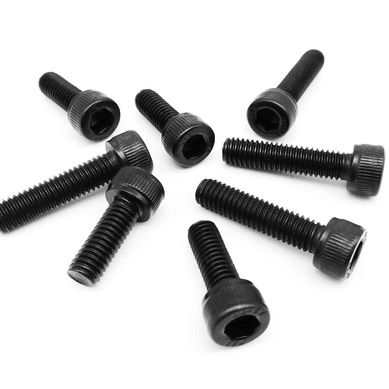 Mix M2 M2,5 M3 M4 M5 Schwarz 304 Inbus-Innensechskant Zylinderschraube Schraube Sortiment Set Box Kit