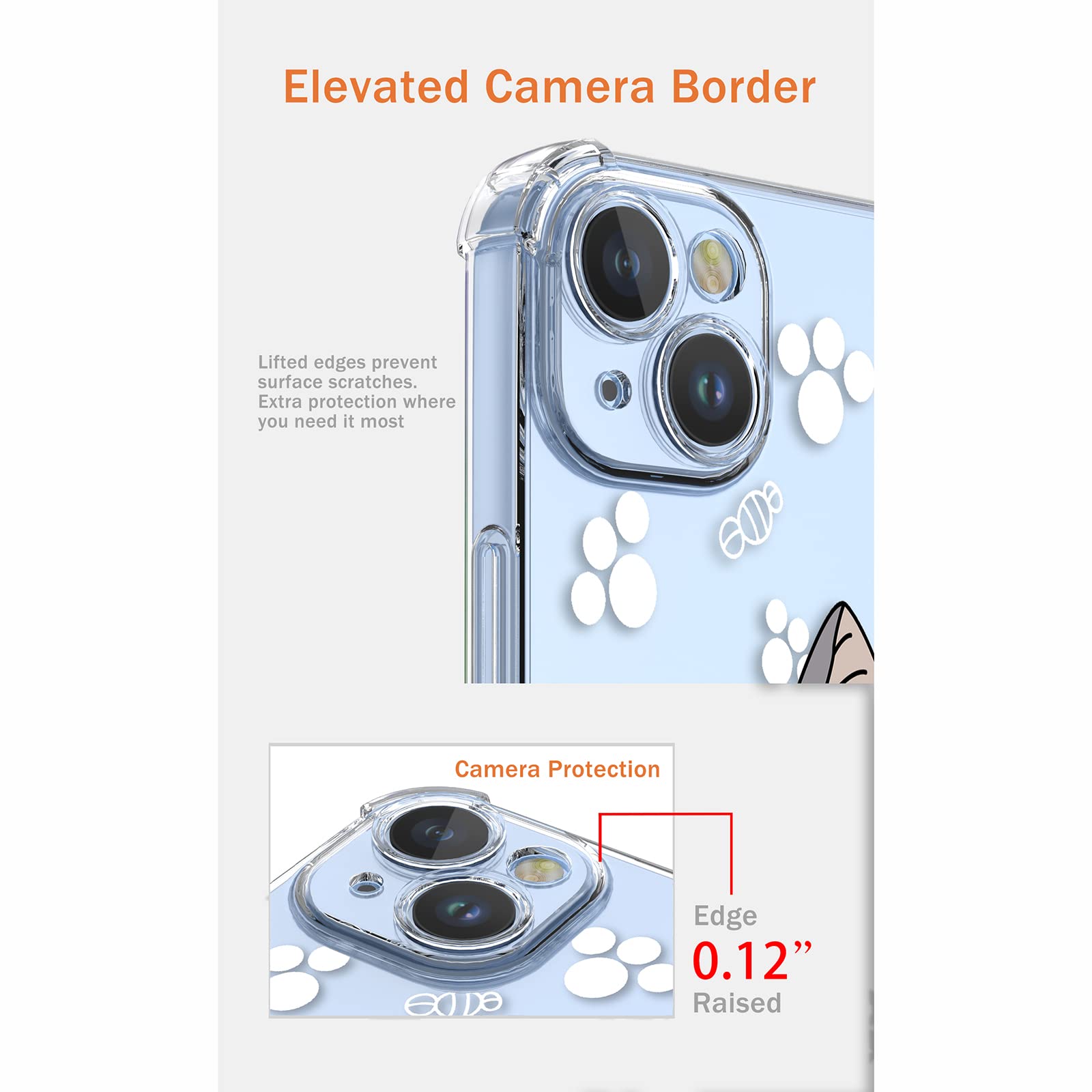 Custodia Per Xiaomi Redmi Note 12 Pro 5G: Cover In Silicone Trasparente Con Simpatico Motivo Gatto, Antiurto E Morbida - 5