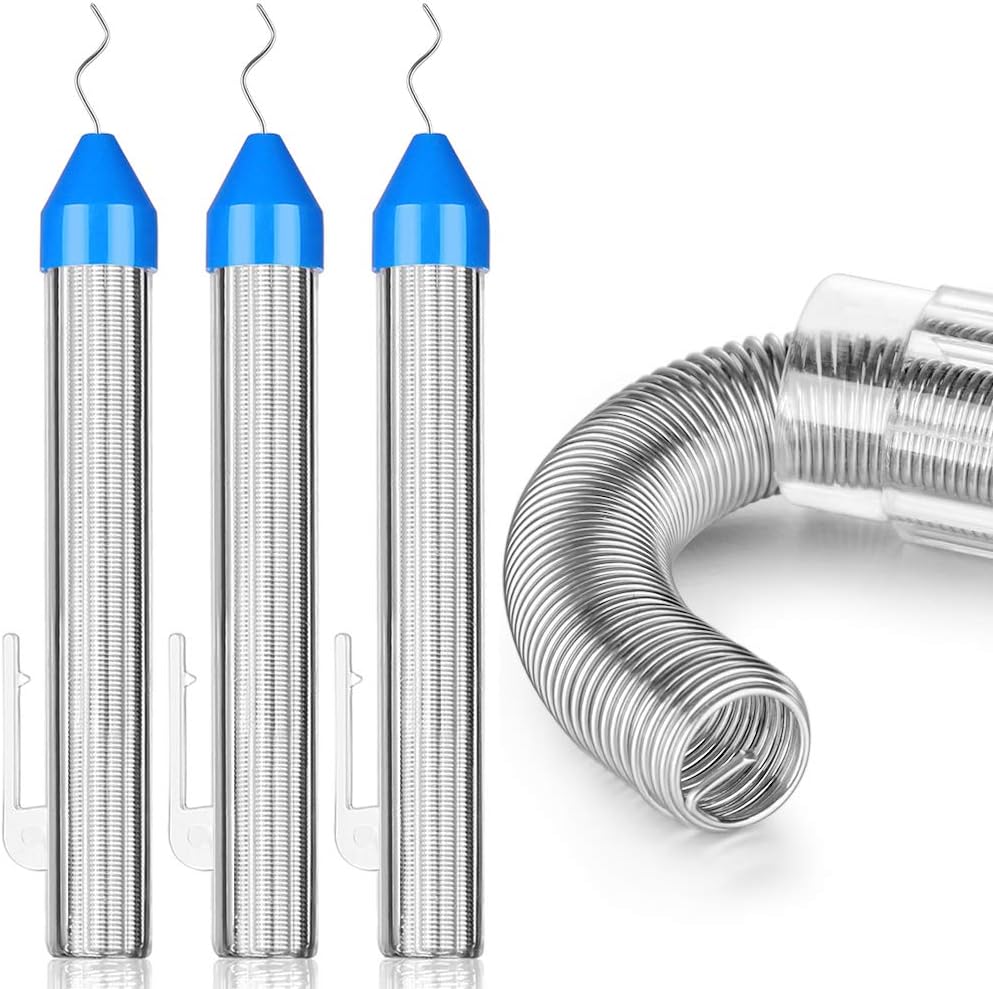 Solder Wire Tin Lead Rosin Core Flux Iron Welding Tool 63/37 0.031" Diameter 0.63oz Pocket Pack in Storage Tube For Electrical and Electronics DIY Work (Large 3 Pack)