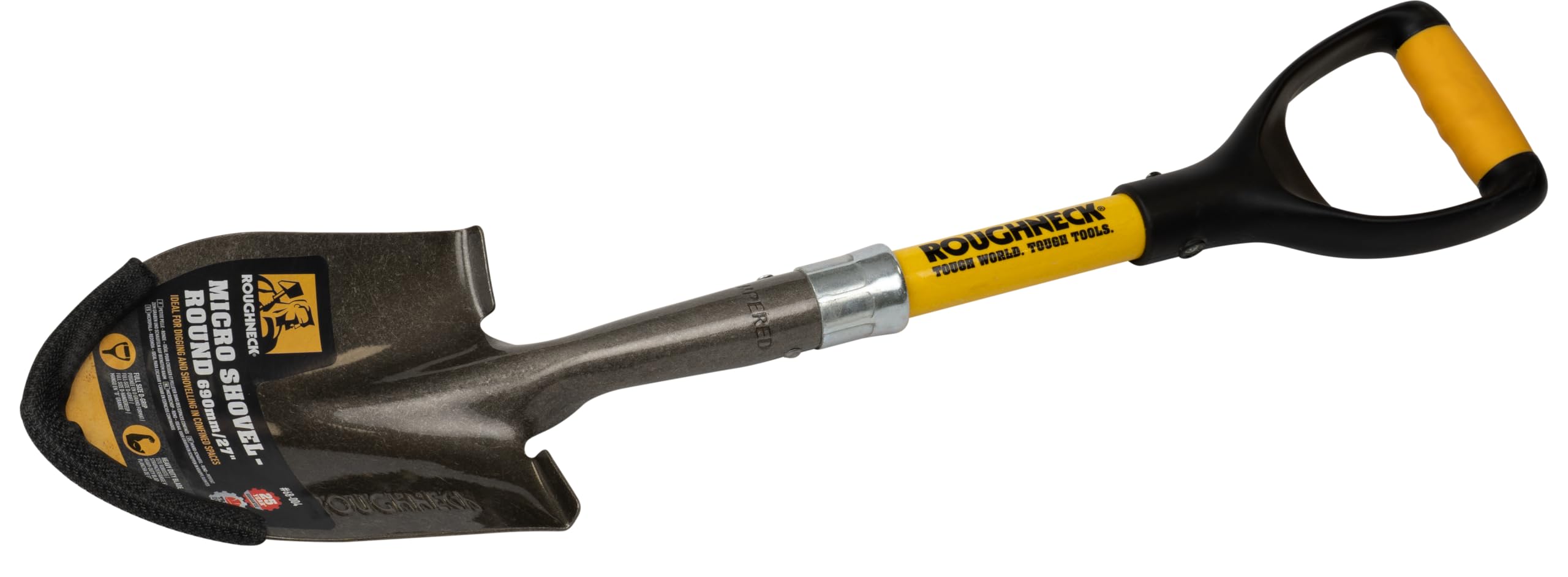 Roughneck Micro Pelle Ronde 68004 avec Manche 68,6 cm