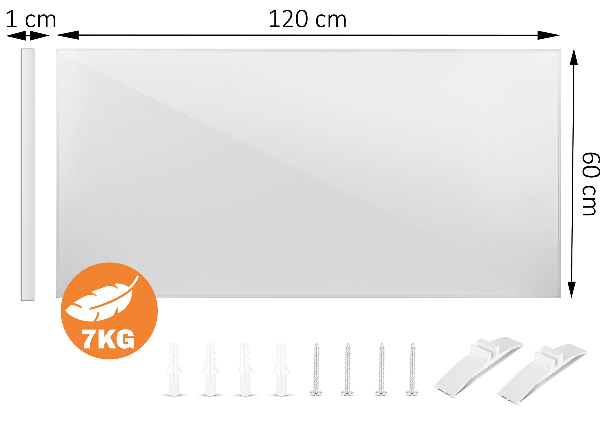 Berdsen Grzejnik na Podczerwień - Panel Grzewczy - 720 W - Szybkie Nagrzewanie - Wodoodporny - Energooszczędny - Łatwy Montaż