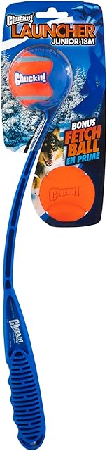 Chuckit! Launcher 18M | Chuck It Dog Ball Launcher, Tennis Ball & Rubber Ball Dog Gifts | Ball Thrower Dog Toy | Dog Owner Gifts for Dogs | Dog Ball Thrower Launcher | Tennis Ball Launcher for Dogs