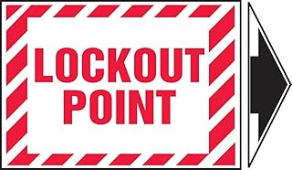 Accuform LLKT530VSP Adhesive Vinyl Safety Label, Legend