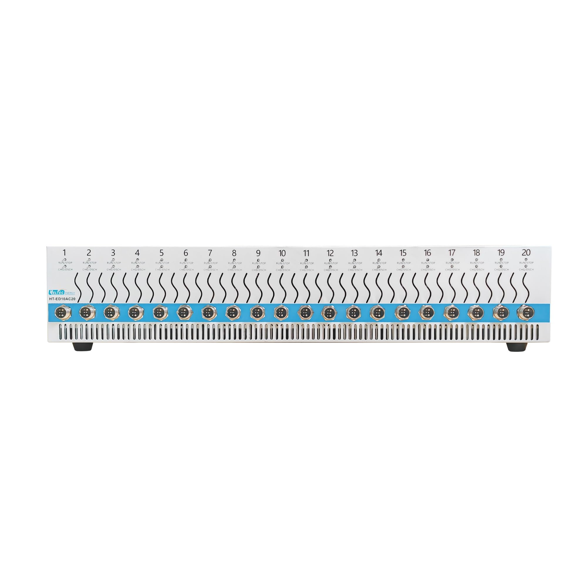 Analizador de potencia, Probador de capacidad batería 1-99 V 50 A for plomo-ácido LTO NCM | Herramienta carga descarga inteligente alta precisión(10 Channel fixture)