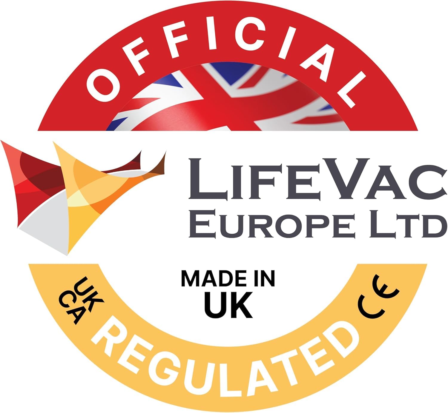 LifeVac® Kit de Viaje, Equipo de Primeros Auxilios, Antiatragantamiento para Adultos y Niños, Antiasfixia, Eficacia demostrada salvando numerosas vidas, Incl. 4 Mascarillas y Bolsa de Transporte
