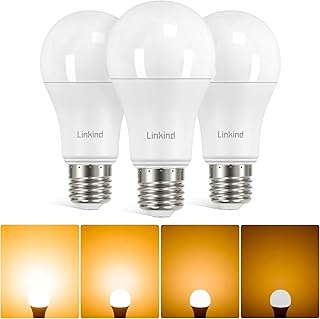 Linkind Ampoule Led E27 Dimmable, 13W &Eacute;quivalent 100W, Blanc Chaud 2700K, 1521lm, Ampoule Edison A60 Gros Culot &agrave; Vis, Lampe Intensit&eacute; Variable 220-240v, Lot de 3