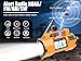 Hand Crank Emergency Radio with NOAA Weather Alert, Replaceable Battery, Rechargeable Portable Solar SW/AM/FM Radio, Clock SOS Alarm & Flashlight Headphone Jack Emergencies