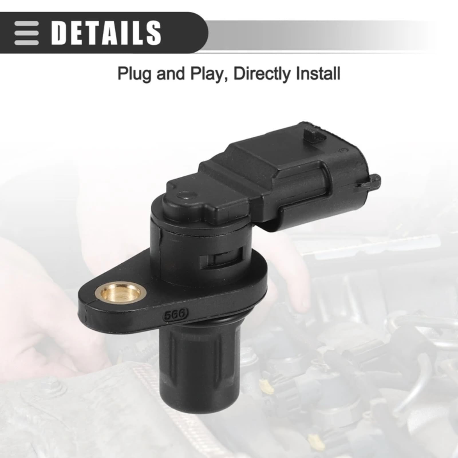 Capteur PMH Compatible Avec Dodge 05066856AA 05066856AB 05140332AA Capteur De Position Vilebrequin Moteur Voiture Remplacement Du Capteurs Vitesse D'ange