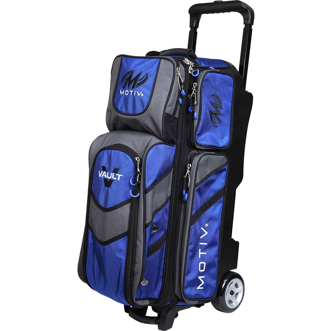 MOTIV VAULT ボウリング用バッグ　3個用　モーティブ Amazon.com : MOTIV Vault 3-Ball Roller Midnight Blue : Sports