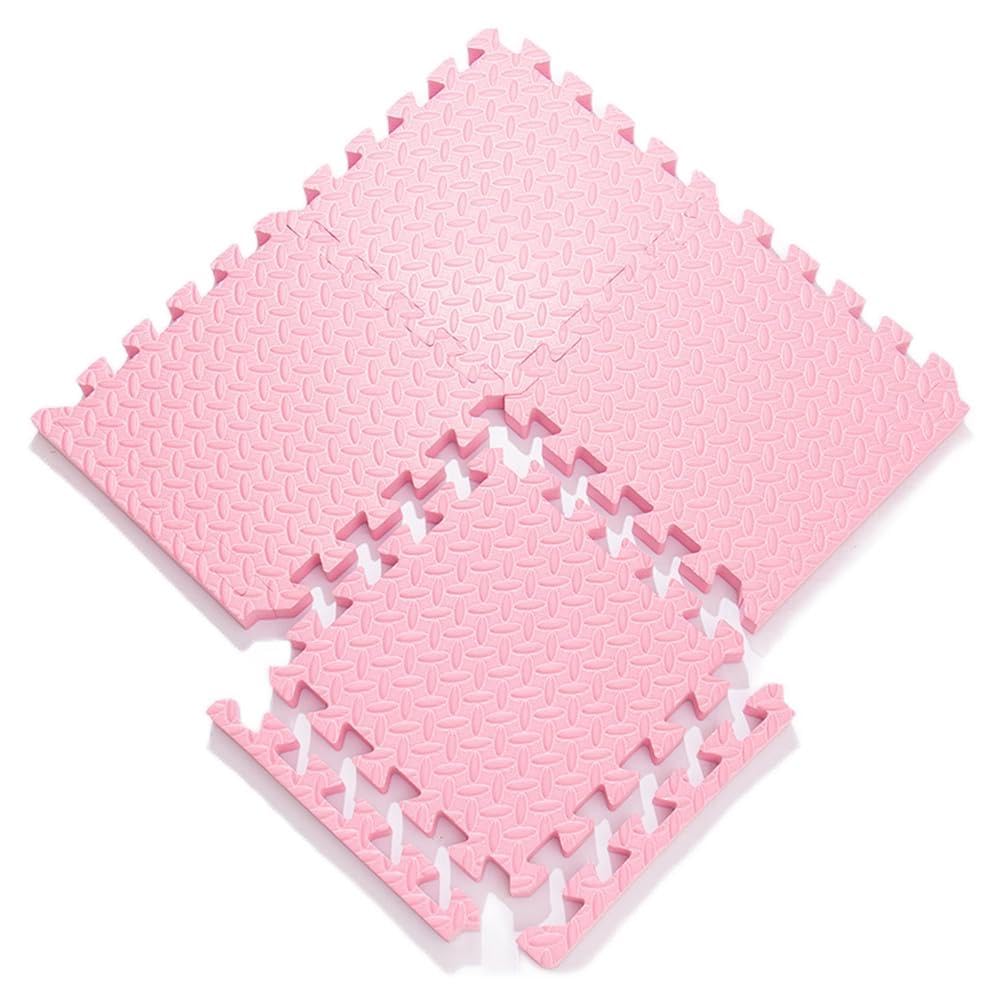 maty piankowe łączone, Maty gimnastyczne EVA Interlocking Puzzle, opakowanie 36 sztuk, 12x12x1 cali, wielokolorowe
