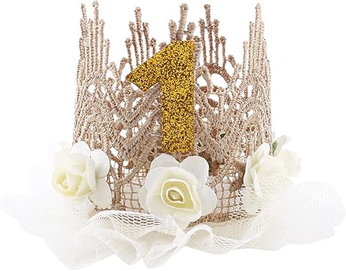 Miniatura 6 de ODASDO Conjunto de ropa de 2 piezas para bebé niña para primer cumpleaños con encaje y tutú de tul con diadema, conjunto de ropa de 2 piezas