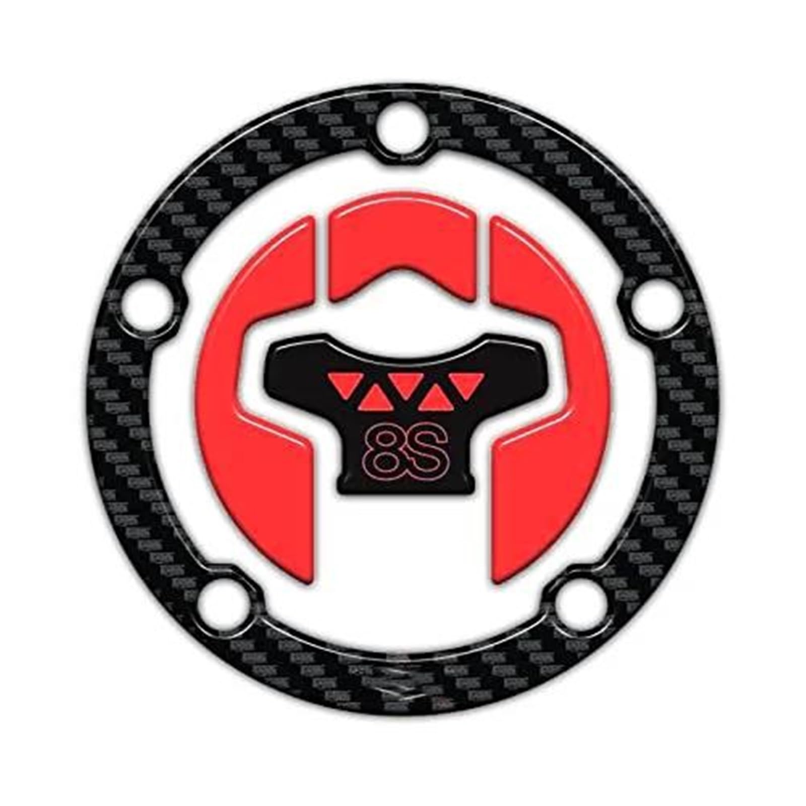 Csspdm Style 4 Motorcycle Accessories Carbon Fiber Fuel Tank Sticker Cap Decal For Suzuki Gsx 8S 2023(Style 4)