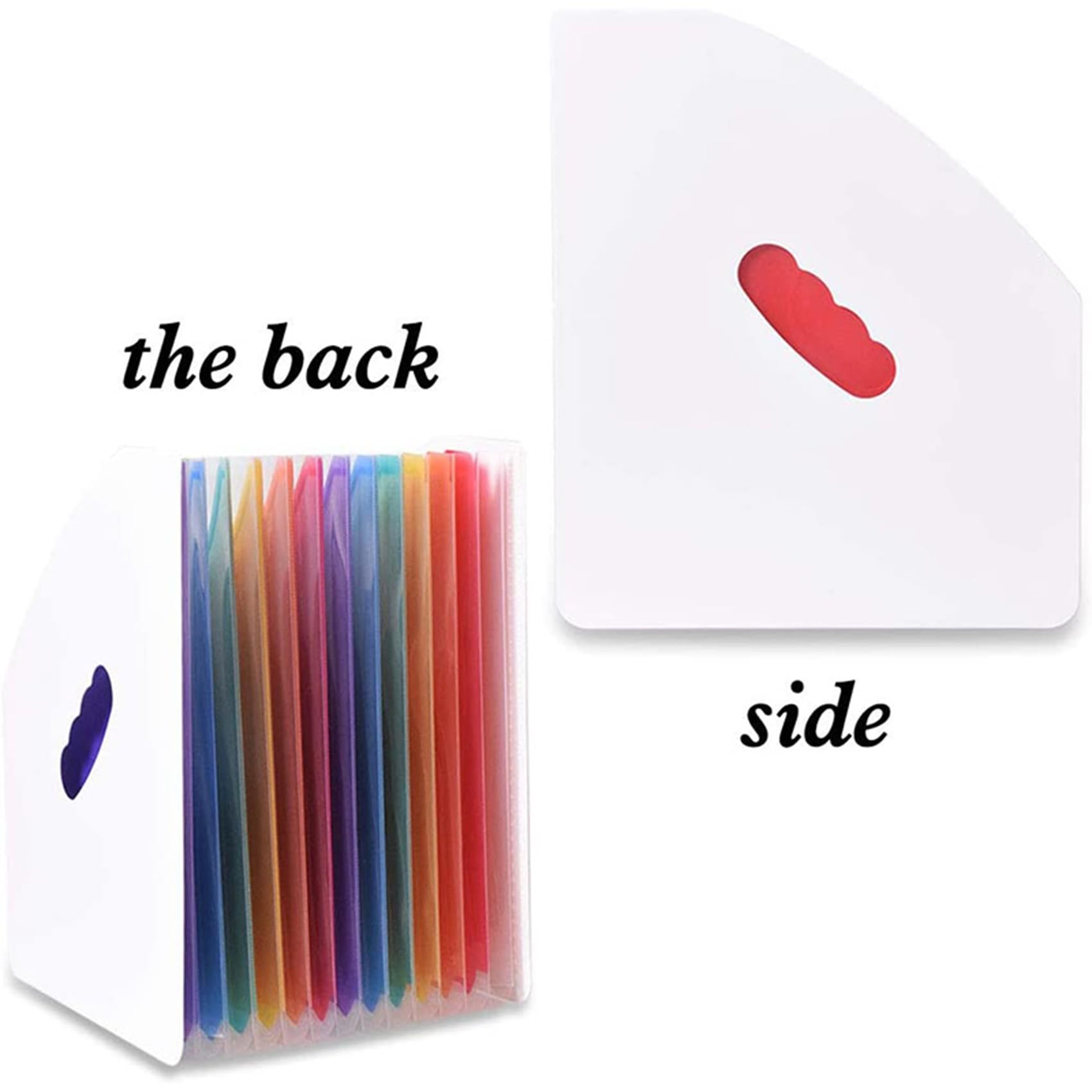 5X Carpeta de Archivos Expandible Carpeta de Pie A4 Organizador Vertical de Archivos Revista Cesta Escritorio 13 Bolsillos Soporte de Archivos