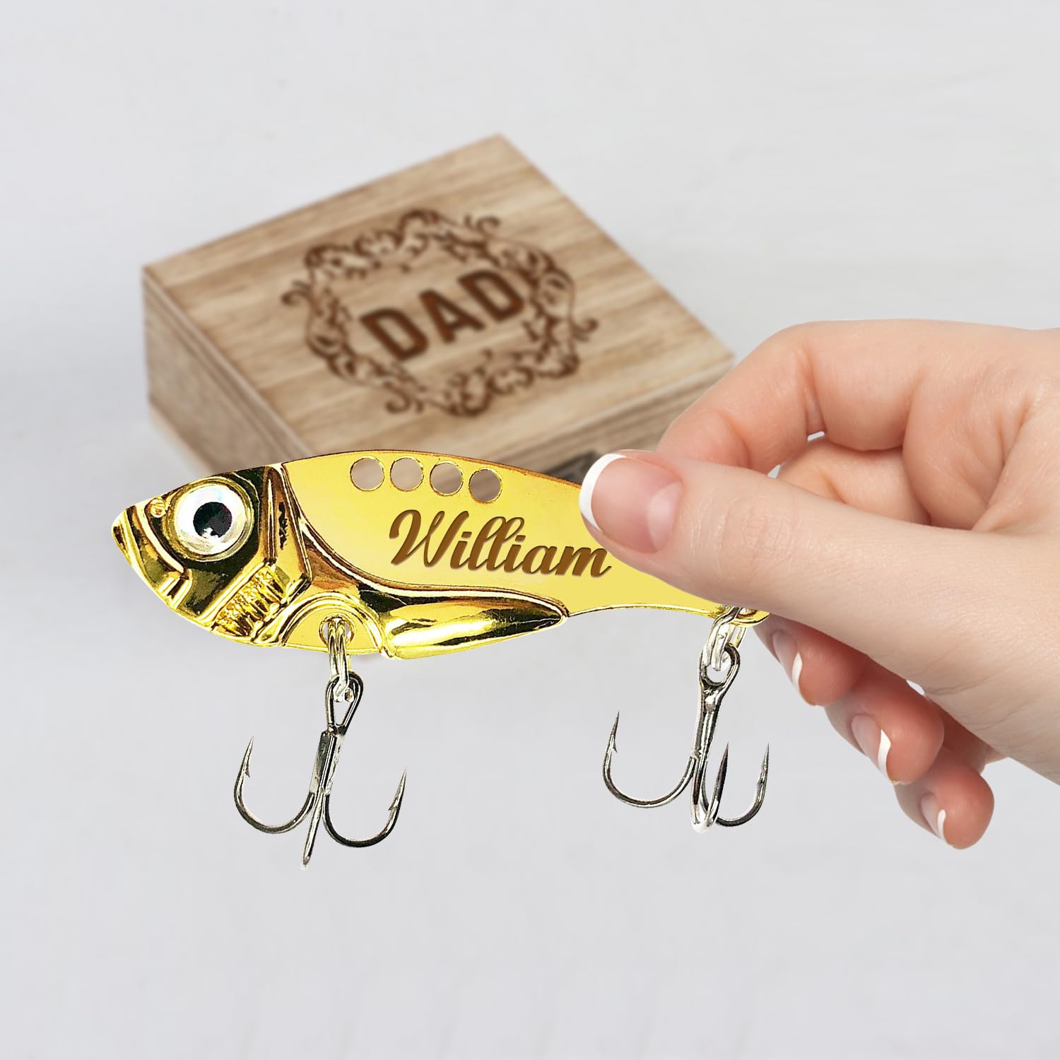 custom engraved fishing lures The Greatest Catch Lure + Tin – Sierra Metal Design For Fathers Day Personalized Fishing Lures in Tin,