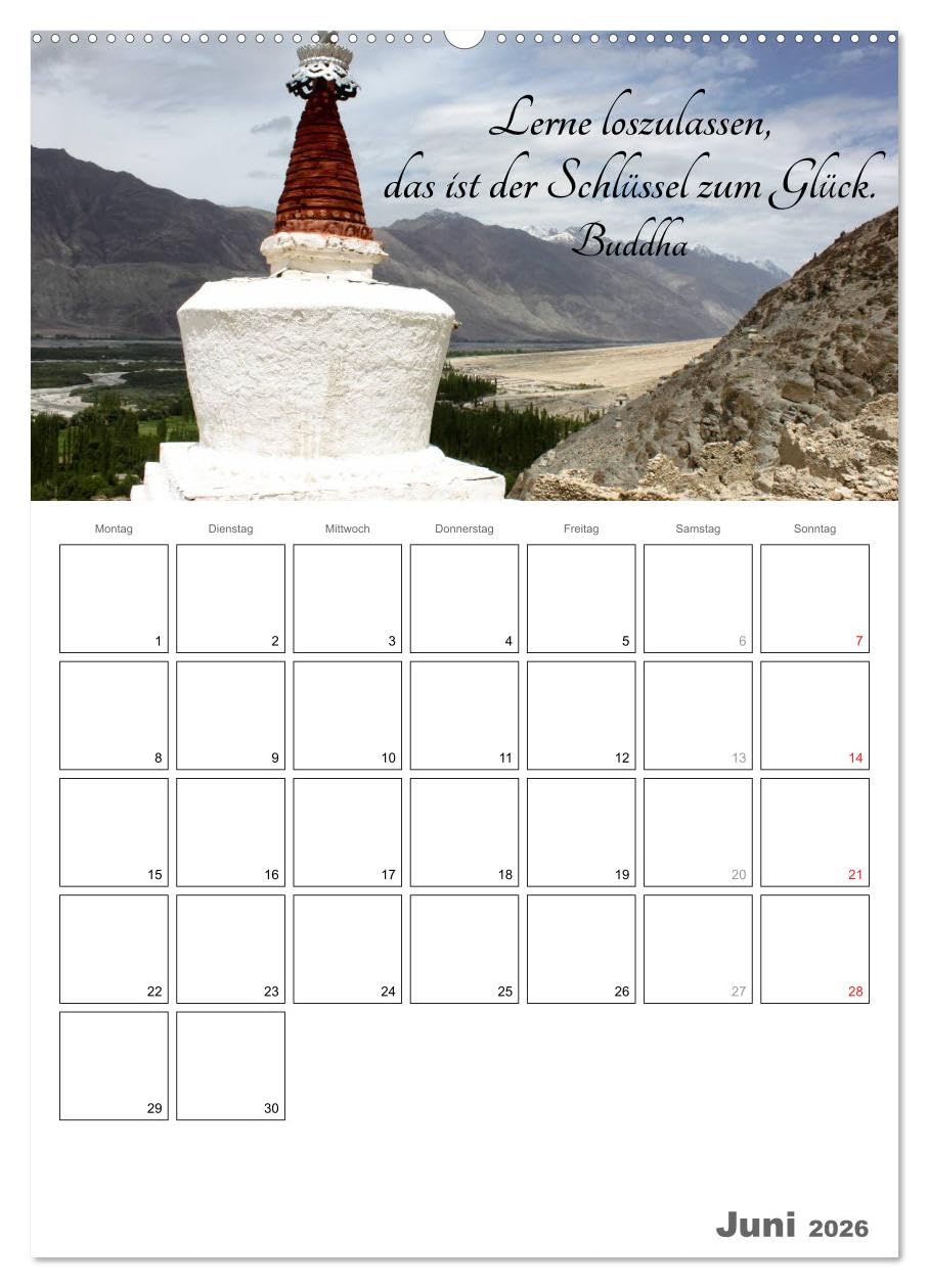 Harmonie und Freude Buddhistische Weisheiten 2026 (hochwertiger Premium Wandkalender 2026 DIN A2 hoch), Kunstdruck in Hochglanz: Ein Planer mit ... für die ganze Familie (CALVENDO Glaube)