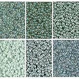 Seafoam Collection - 6 Color Mix Miyuki Round Rocaille Seed Beads Size 11/0, Each in 2