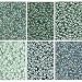 Seafoam Collection - 6 Color Mix Miyuki Round Rocaille Seed Beads Size 11/0, Each in 2", 8.5 Gram Tube