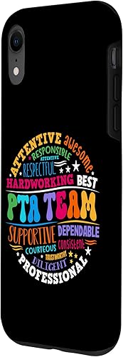 Miniatura 2 de iPhone XR Parents Teacher Association Team Supporter PTA Team Case