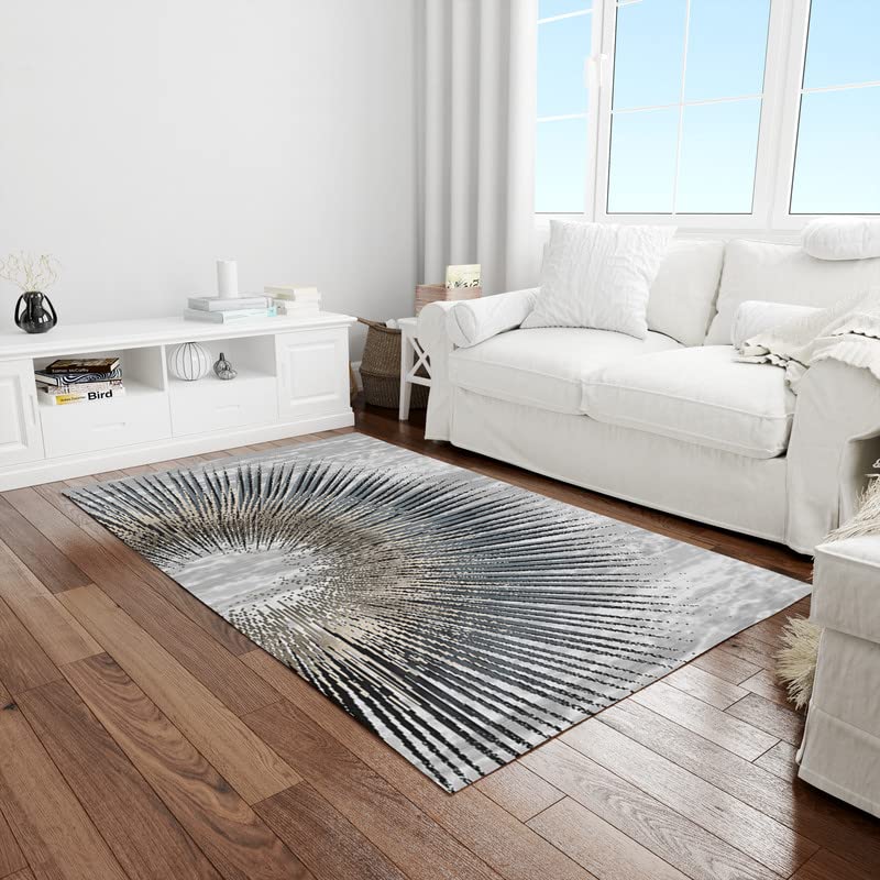 Jun Wei Carpets Area Rug Living Room Bedroom Rugs and Mats Rectangular Soft Touch 160X220cm Multicolour JUWEI_97