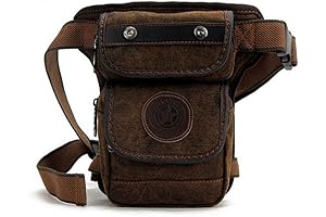 Stylish Canvas Drop Leg Bag for Tactical Activities, Hiking, and Outdoor Pursuits