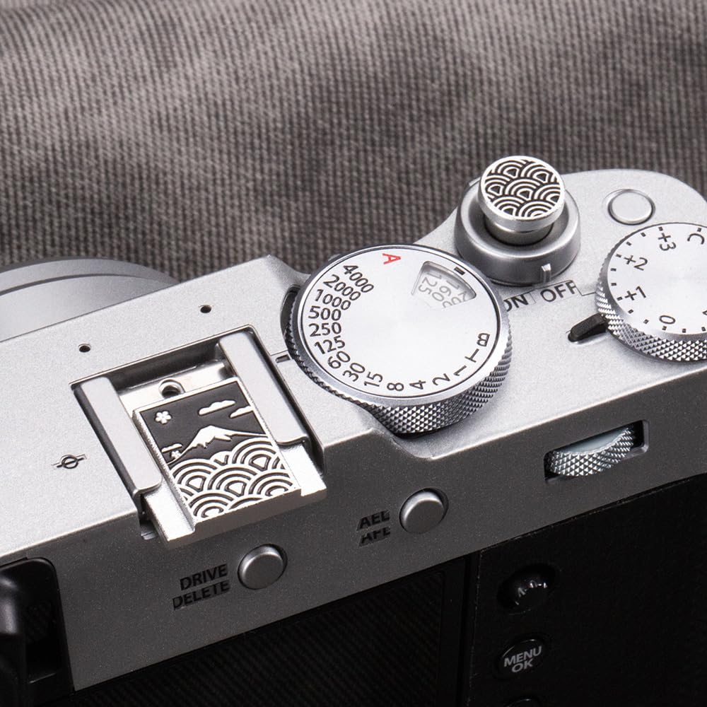Copertura hot shoe per fotocamera Fuji x100vi/ x100f/xt5 (YH hot shoe copertura e bottone)