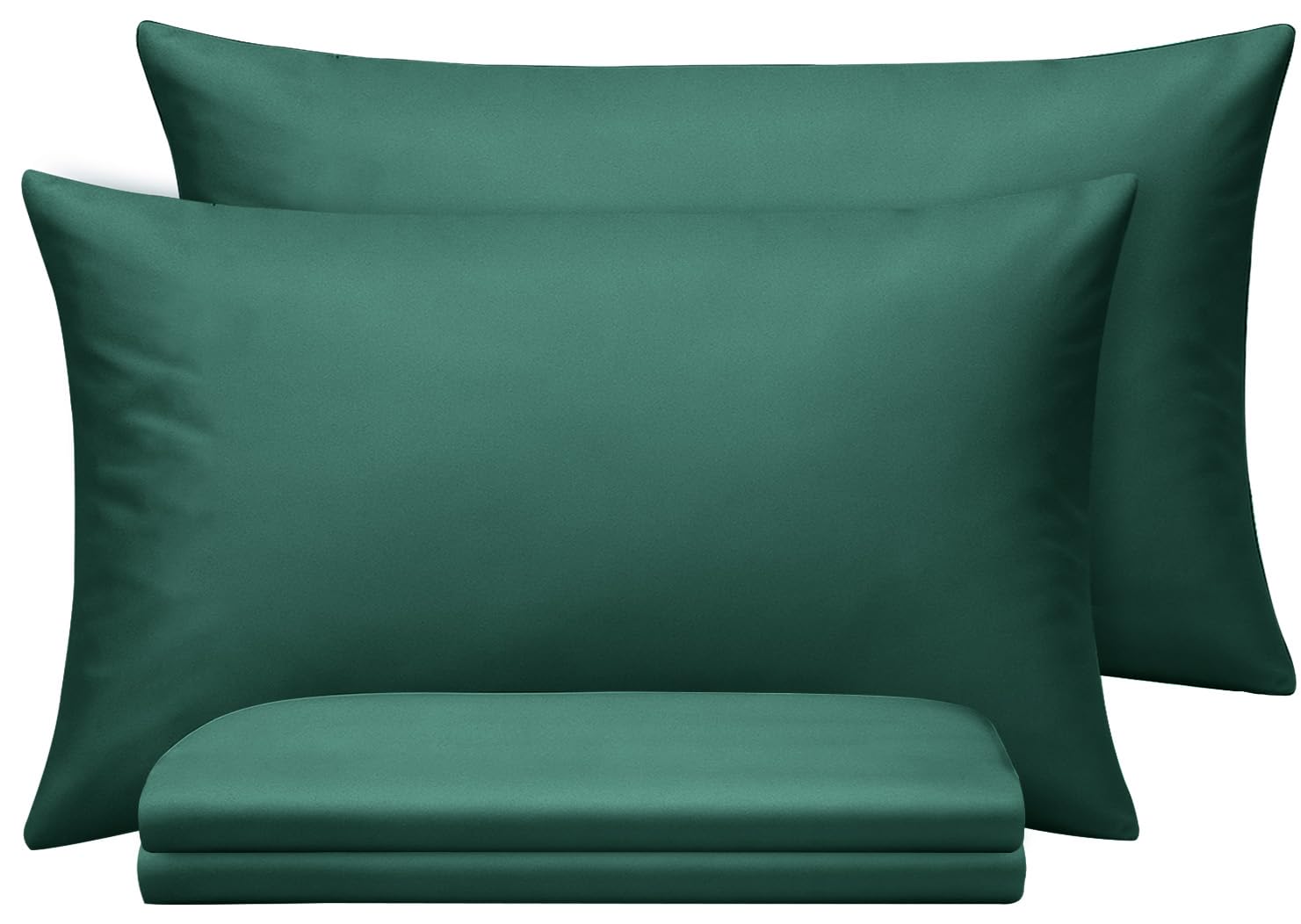 BedLooms Emerald Pillow Cases 4 Pack Standard Size Brushed Microfiber Super Soft Pillowcases with Envelope Closure, House Wife Pillow Covers Hypoallergenic โ image 1