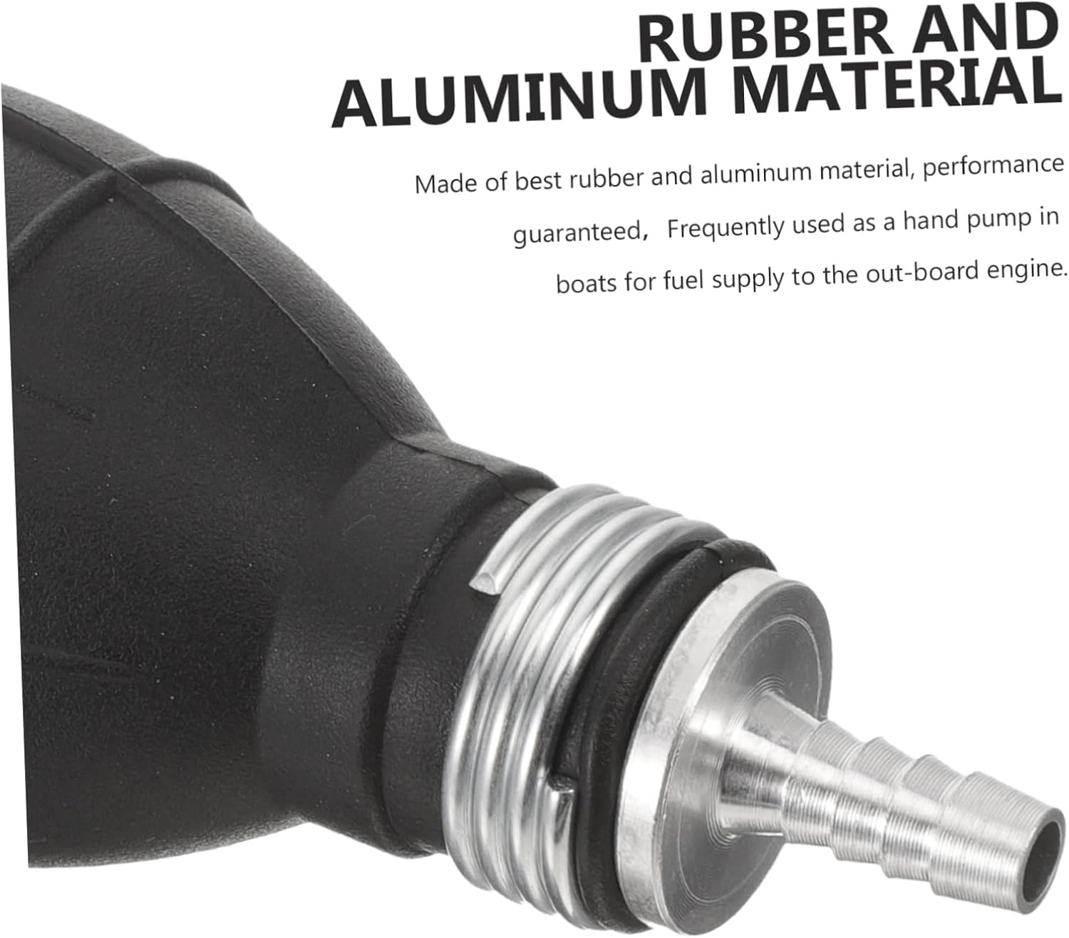 Rubber Aluminum Hand Fuel Pump Fuel Pump Line Automotive Transfer Suitable for Engine