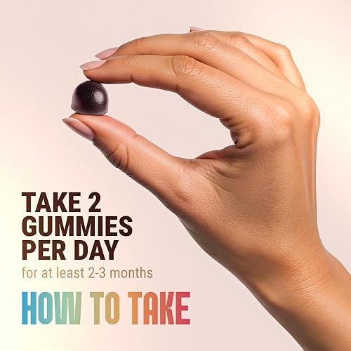 Miniatura 5 de KJHD Gomitas de musgo marino con shilajit, ashwagandha, raíz de remolacha, hongo de melena de león y aceite de semilla negra, suplemento de