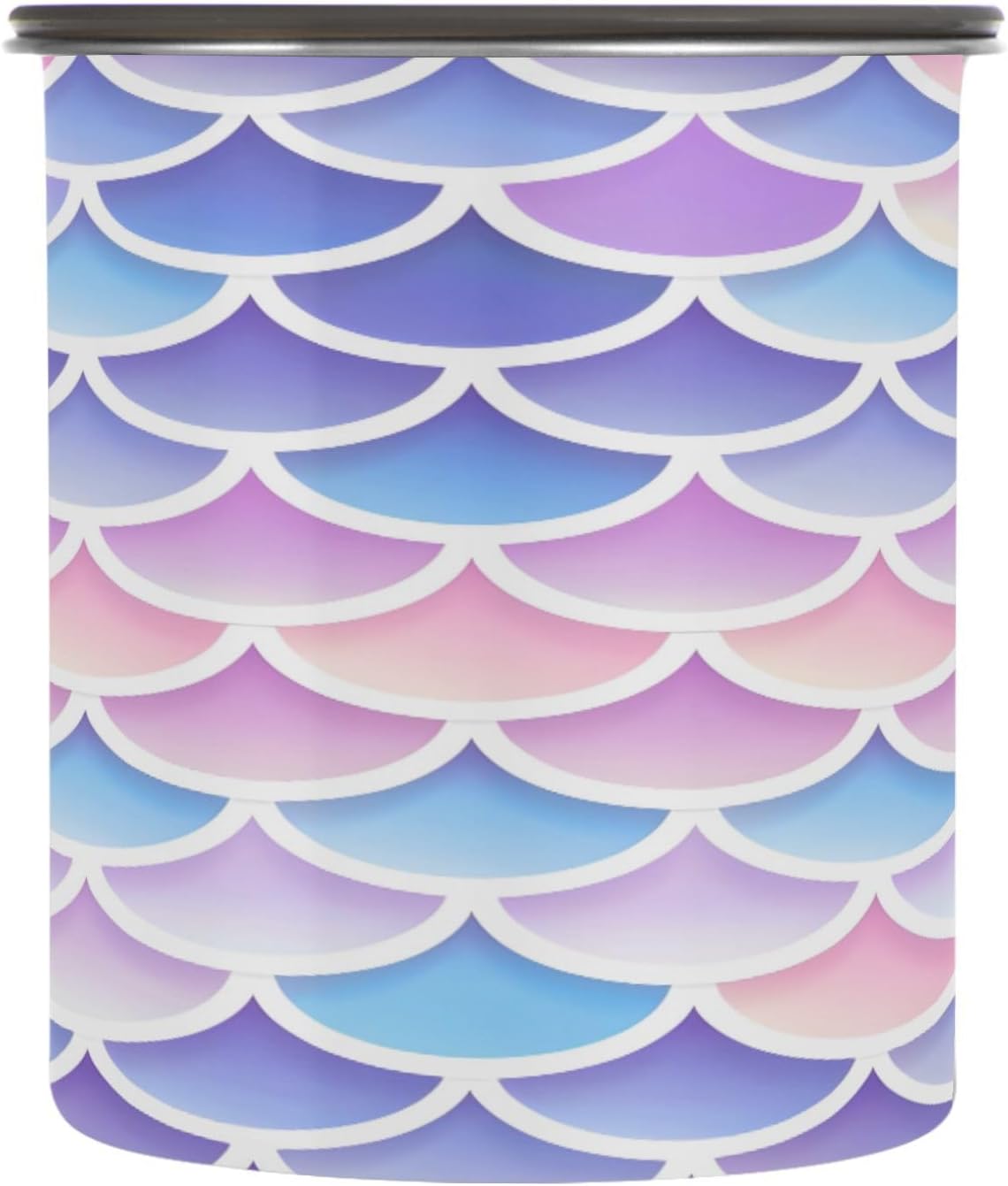 ALAZA Dispensador de Alimentos 17 oz Acero Inoxidable Escama de Sirena