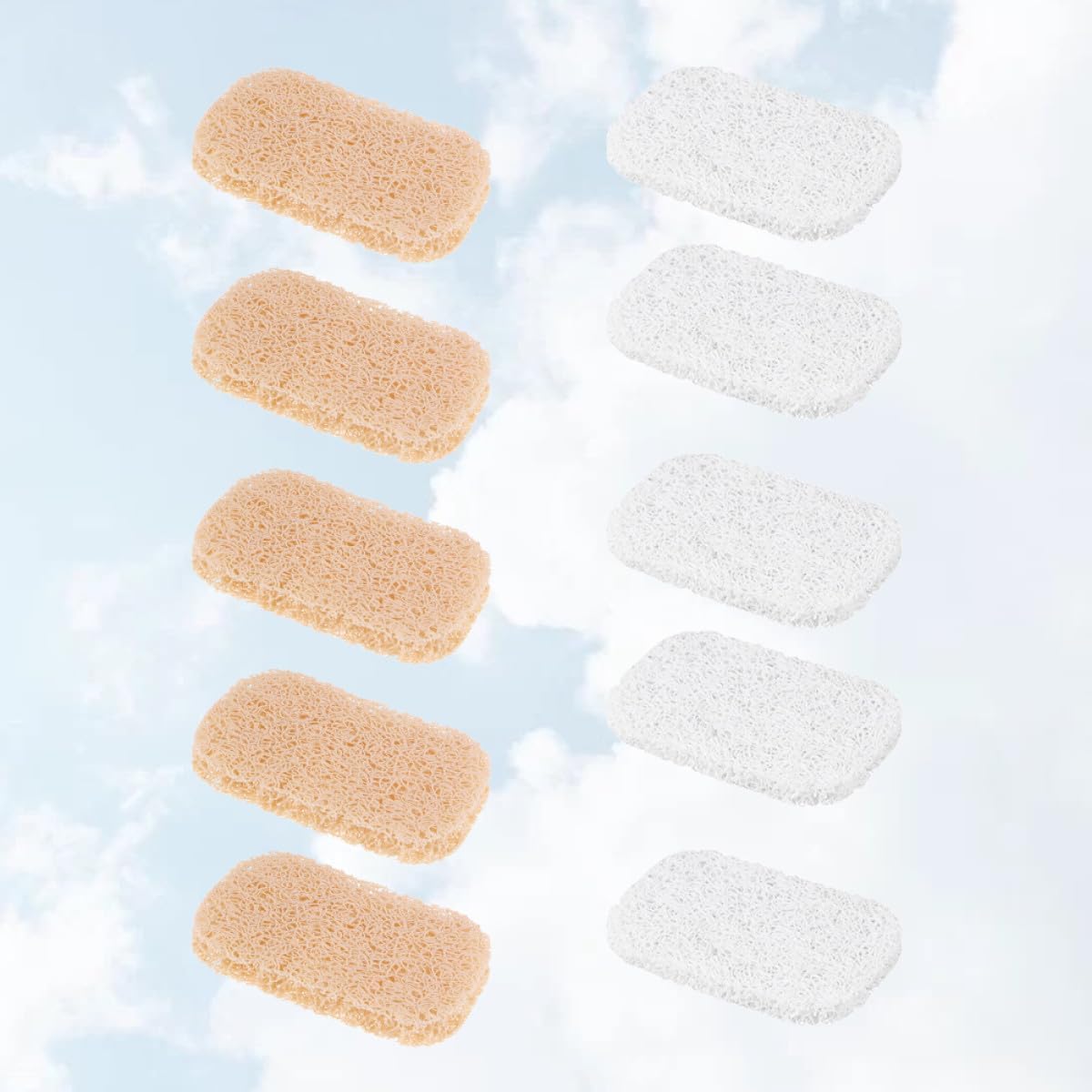 10pcs Oval PVC Soap Holder Dish with Self Draining Holes image 3