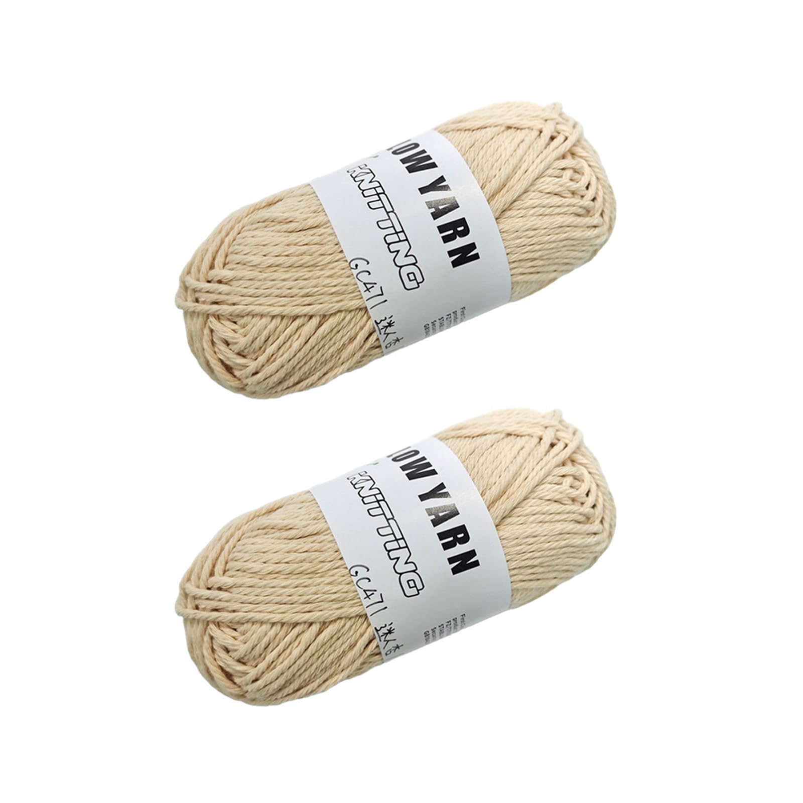 Fil à tricoter lumineux en polyester pour crochet et loisirs créatifs sac et jouets 49m
