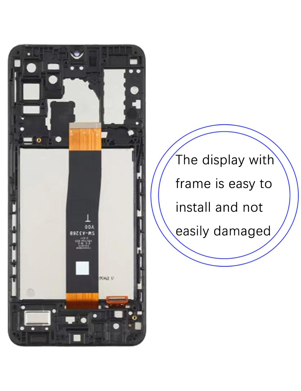 Display di ricambio originale per schermo LCD Samsung Galaxy A32 5G, A326B A326BR A326U A326W A326K LCD Display Touch Digitizer Assembly Kit parti di riparazione (senza per A32 4G, nero con cornice)