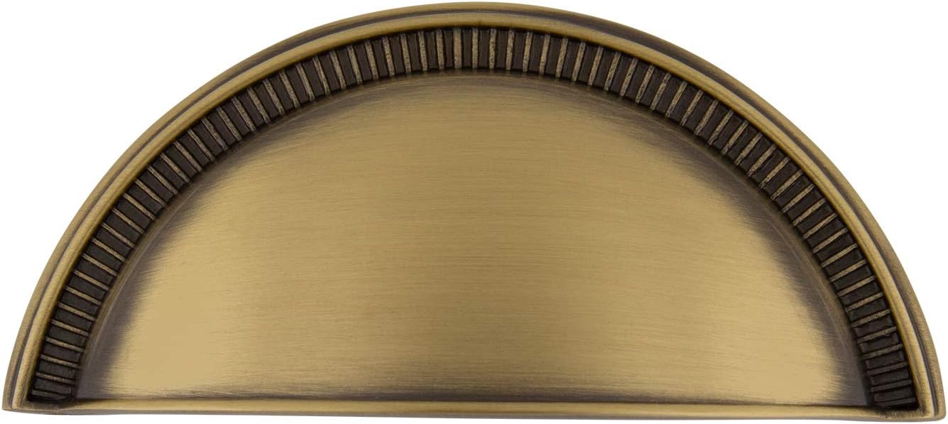 NostalgicWarehouse Cup Pull Soleil in Antique Brass