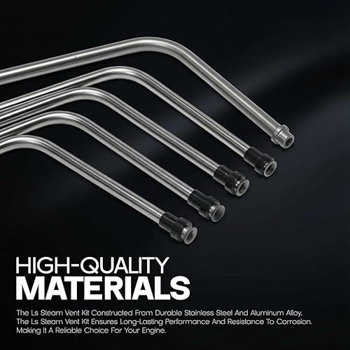Miniatura 3 de LS - Kit de ventilación de vapor cruzado de refrigerante con tubo cruzado de refrigerante, kit completo de puerto de vapor LS compatible con motores