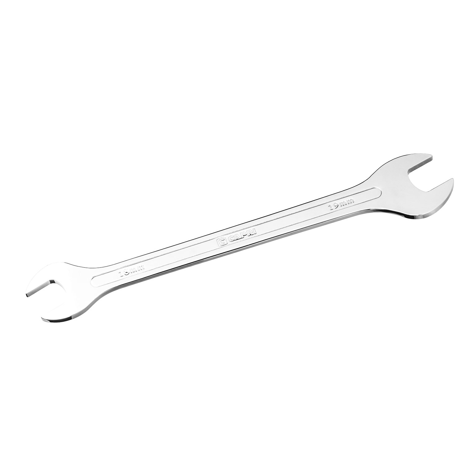 Capri Tools 18 mm x 19 mm Super-Thin Open End Wrench, Metric (11850-1819)