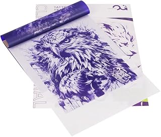 OG Tattoo Transfer Paper for Vinyl 20 Sheets Tattoo Stencil Paper A4 8.27 X 11.81 Inch Carbon Paper for Tracing with Cricut Transfer Tape for Decals,Signs, Windows, Stickers