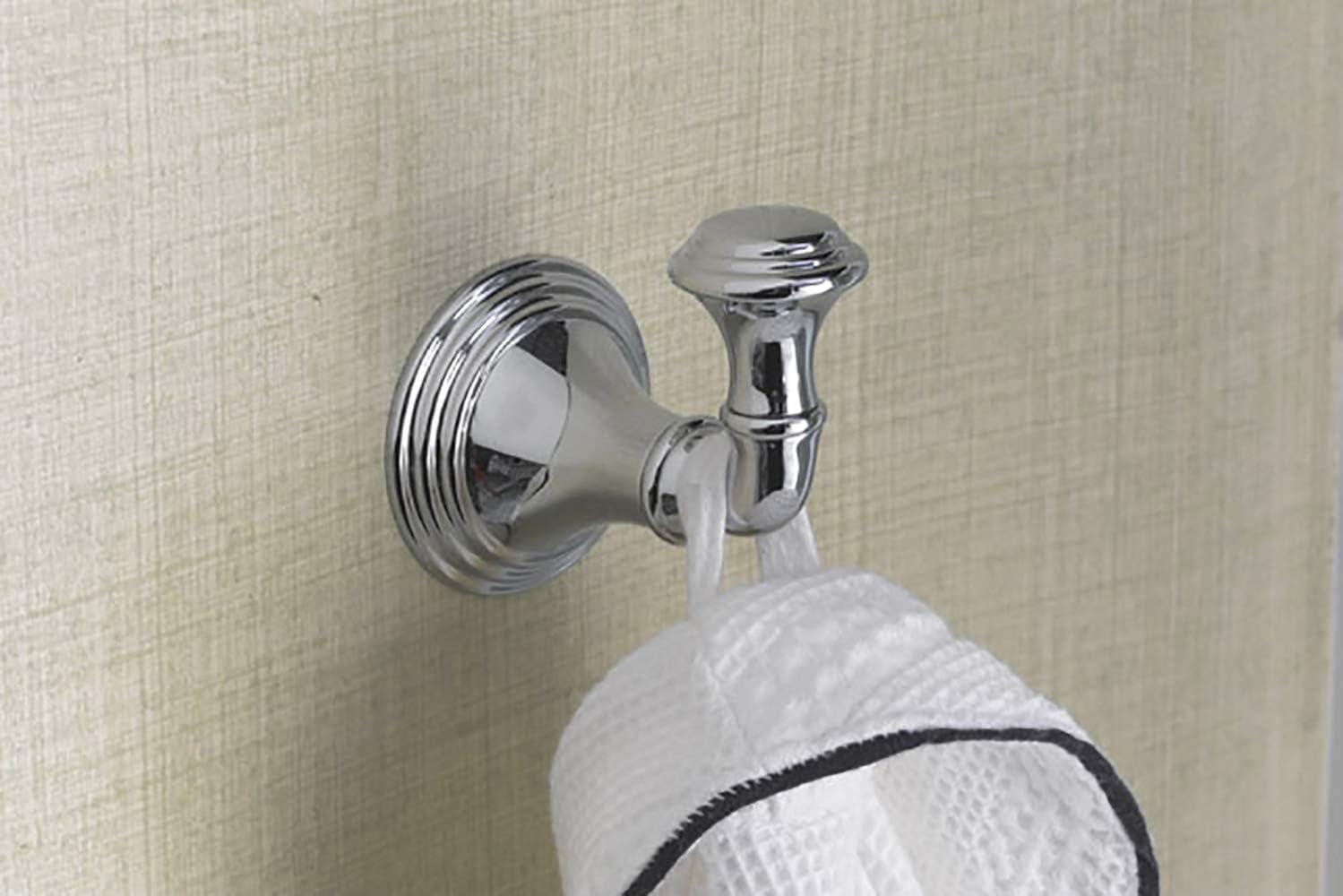 KOHLER K-10555-CP Devonshire Robe Hook, Polished Chrome - Bath Towel Hooks - 