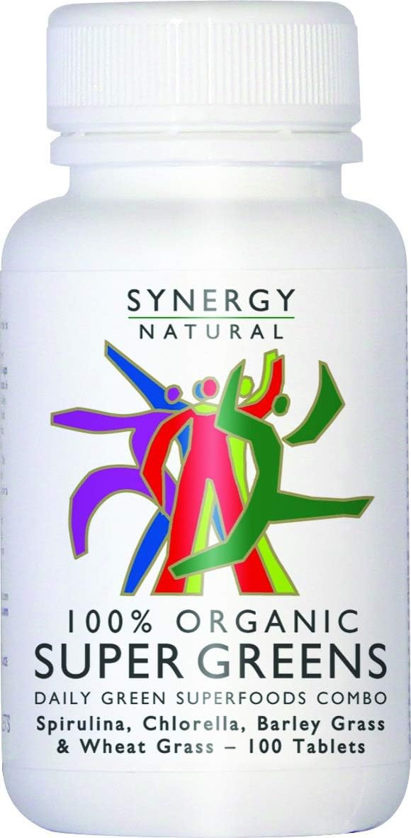 Synergy Natural Organic Super Green - Pack of 100 Tablets